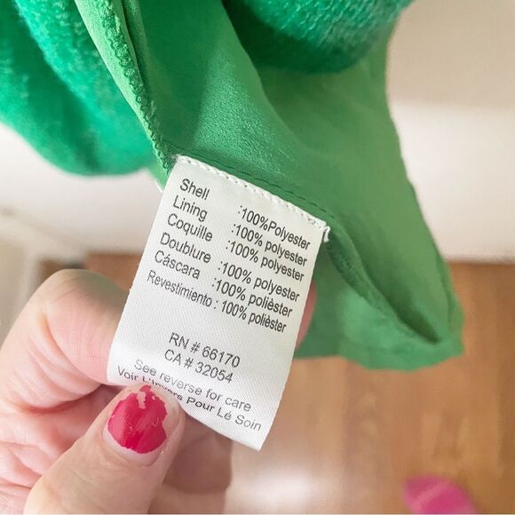 Vineet Bahl Green One-Shoulder Sequin Midi Dress M green sparkly - Picture 8 of 11